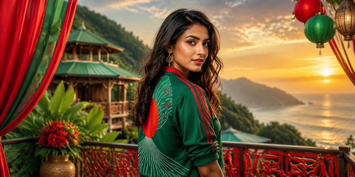 বান্দরবানে ক্রিকেট বেটিং করছেন একজন ব্যবহারকারী, লাল-সবুজ পরিবেশে